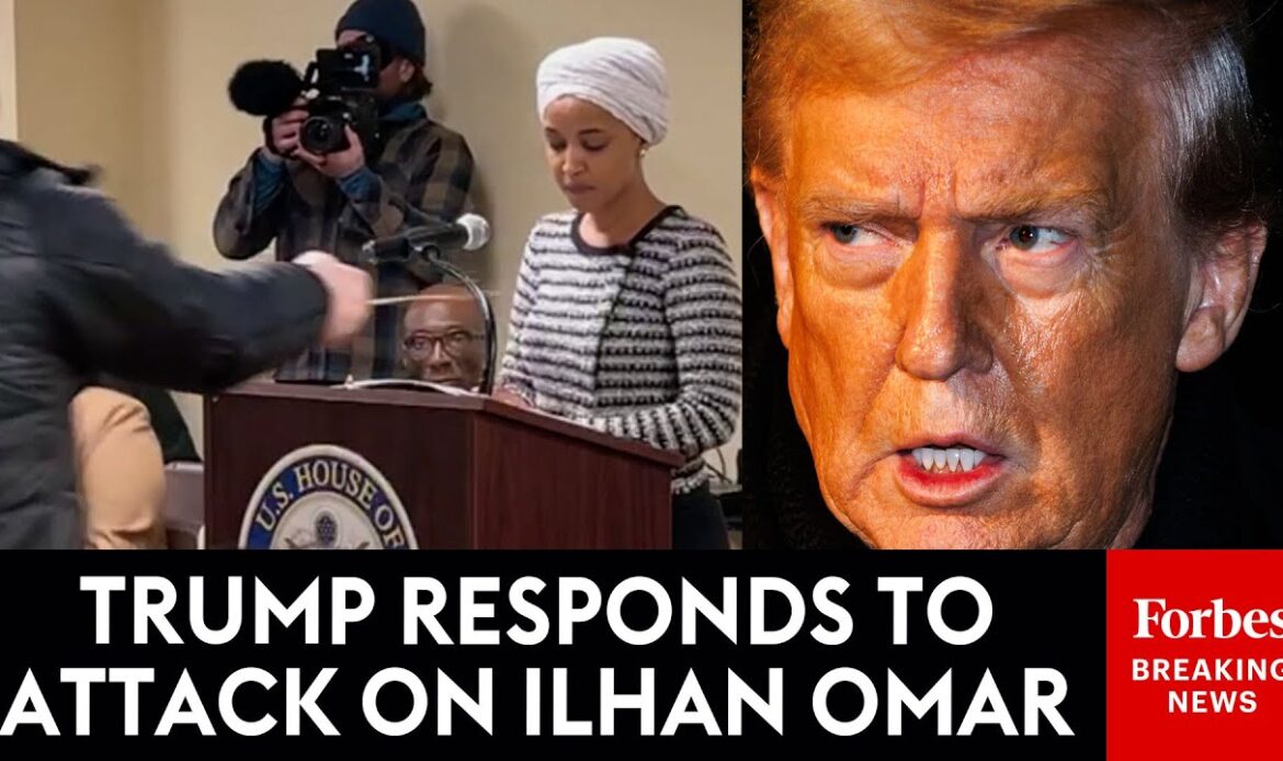 VIDEO: Trump Claims Ilhan Omar ‘Had Herself Sprayed’ in Minneapolis Town Hall Attack; 